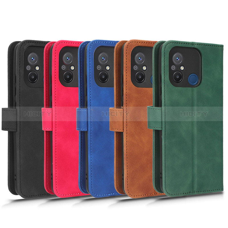 Custodia Portafoglio In Pelle Cover con Supporto L01Z per Xiaomi Redmi 12C 4G