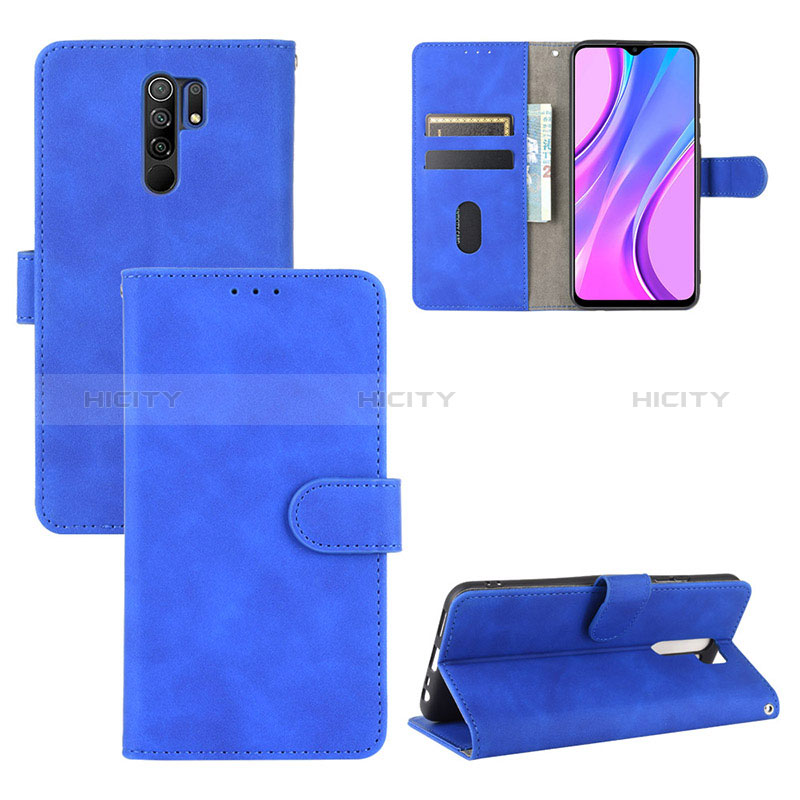 Custodia Portafoglio In Pelle Cover con Supporto L01Z per Xiaomi Redmi 9