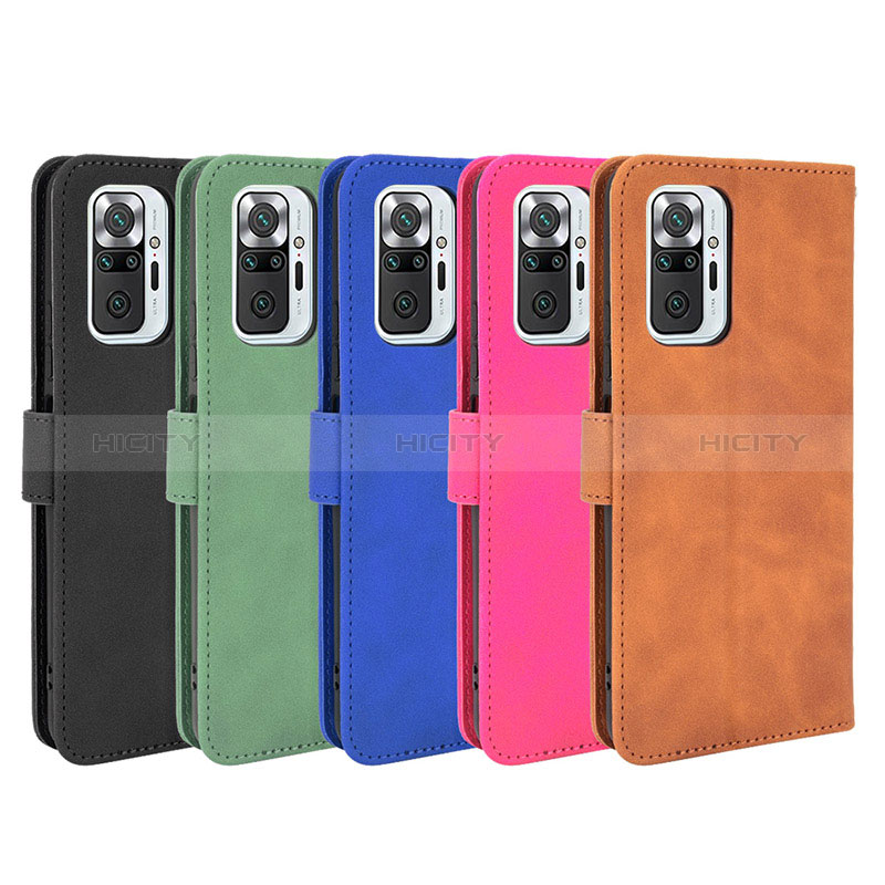 Custodia Portafoglio In Pelle Cover con Supporto L01Z per Xiaomi Redmi Note 10 Pro 4G