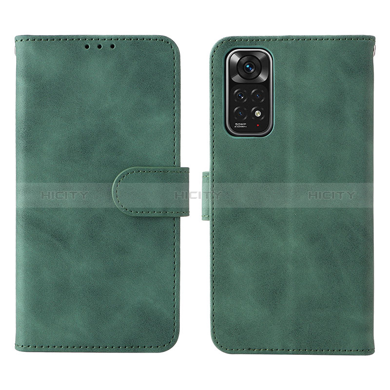 Custodia Portafoglio In Pelle Cover con Supporto L01Z per Xiaomi Redmi Note 11 4G (2022)