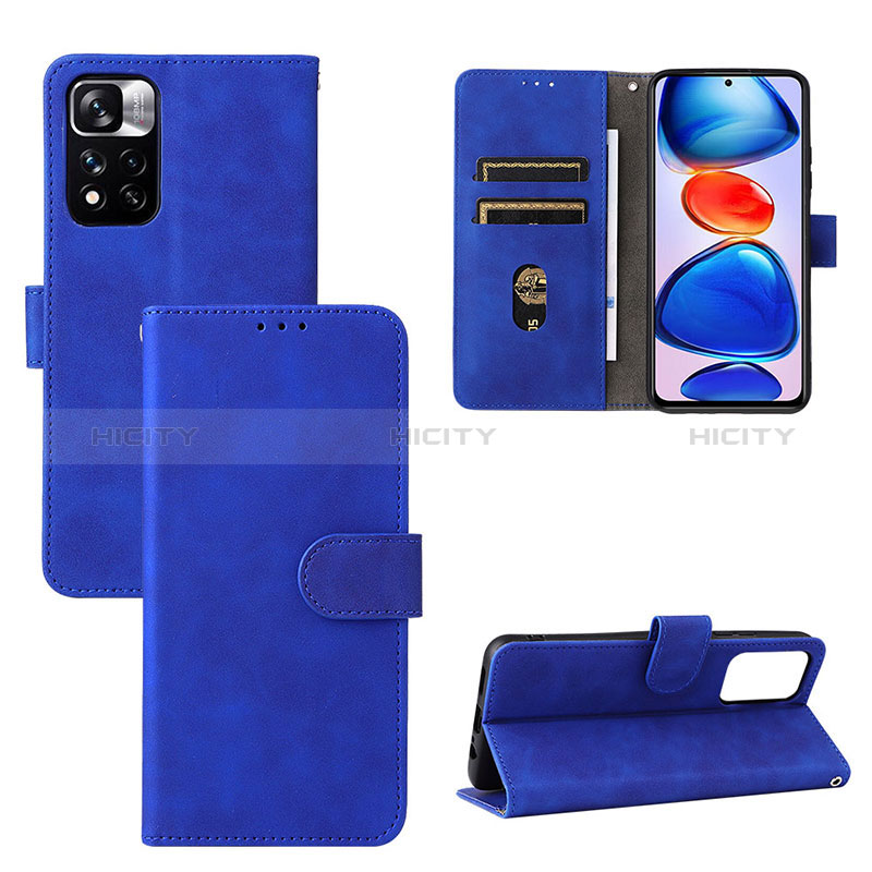 Custodia Portafoglio In Pelle Cover con Supporto L01Z per Xiaomi Redmi Note 11S 5G