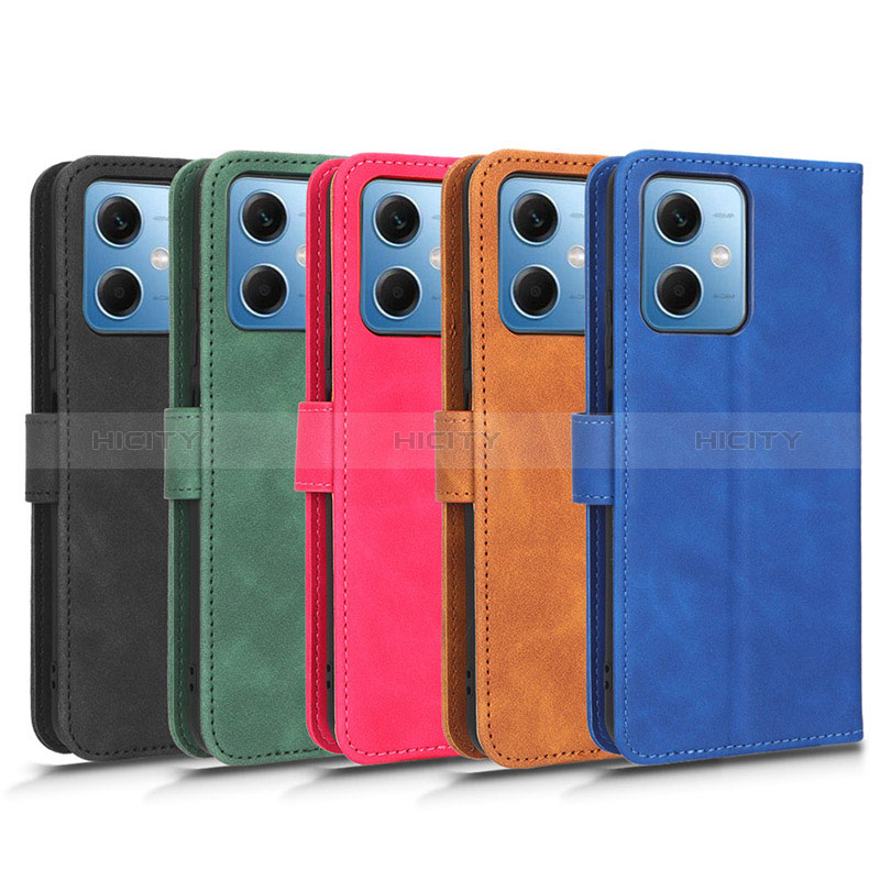 Custodia Portafoglio In Pelle Cover con Supporto L01Z per Xiaomi Redmi Note 12 5G