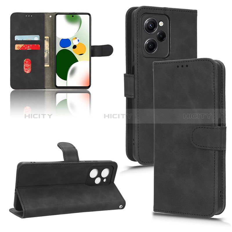 Custodia Portafoglio In Pelle Cover con Supporto L01Z per Xiaomi Redmi Note 12 Pro Speed 5G