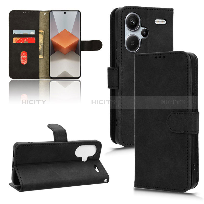 Custodia Portafoglio In Pelle Cover con Supporto L01Z per Xiaomi Redmi Note 13 Pro+ Plus 5G