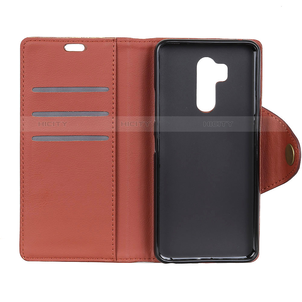 Custodia Portafoglio In Pelle Cover con Supporto L02 per Alcatel 7