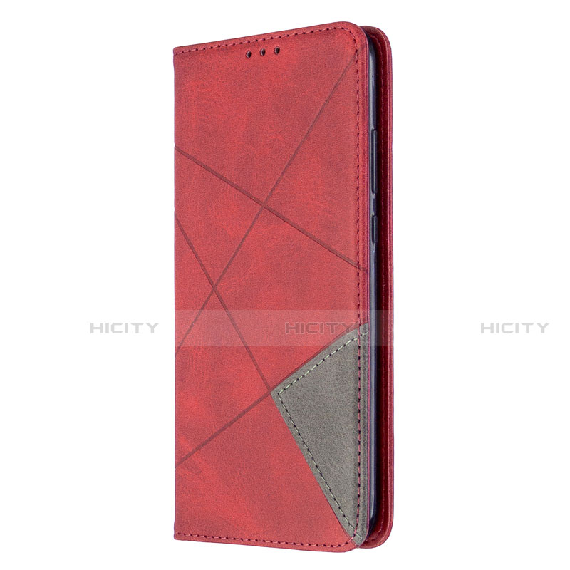 Custodia Portafoglio In Pelle Cover con Supporto L02 per Huawei Honor 9C Rosso