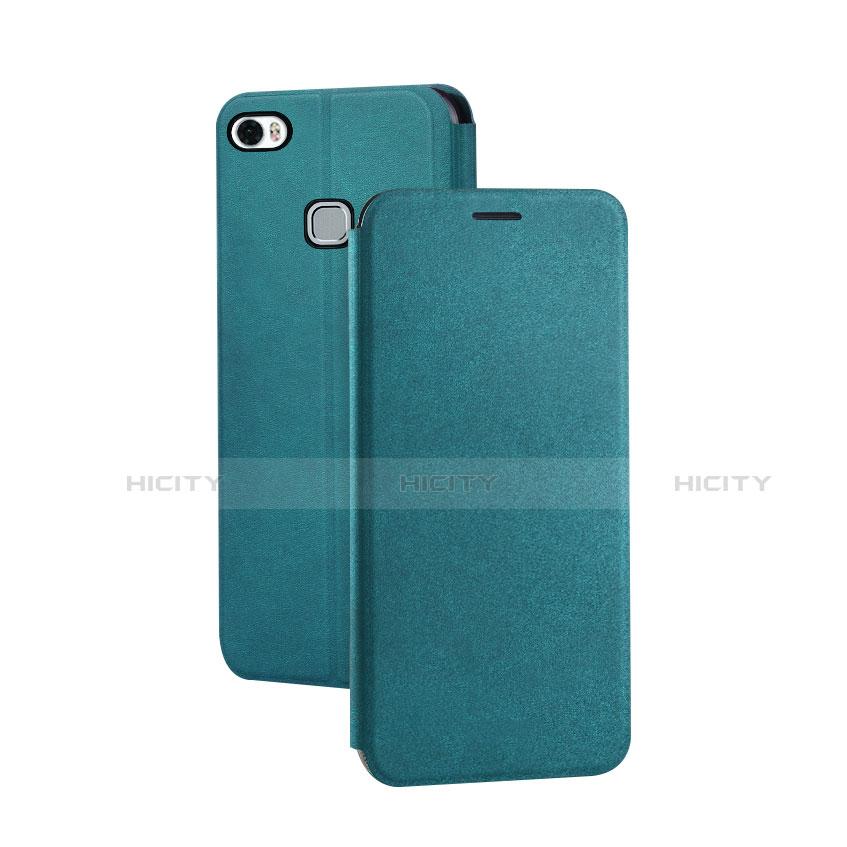 Custodia Portafoglio In Pelle Cover con Supporto L02 per Huawei Honor Note 8 Verde Notte