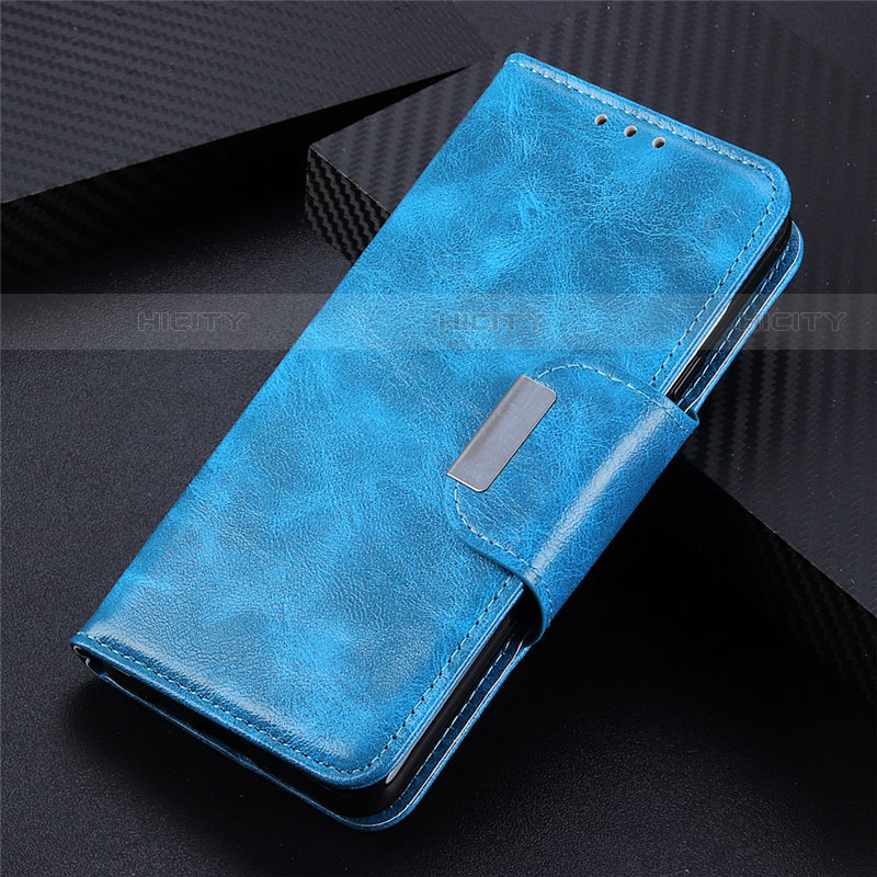 Custodia Portafoglio In Pelle Cover con Supporto L02 per Huawei Mate 40E Pro 4G Cielo Blu