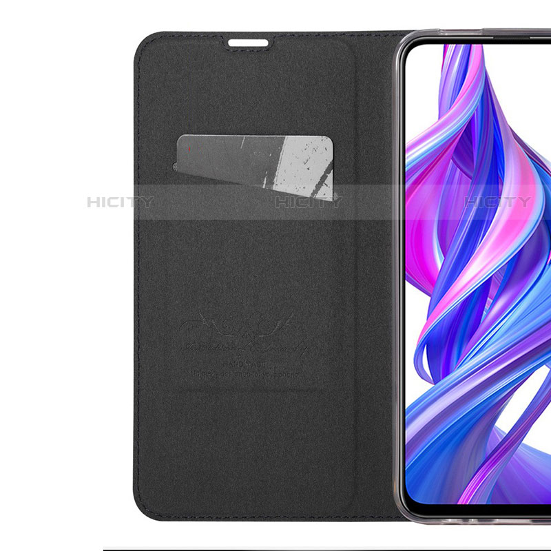 Custodia Portafoglio In Pelle Cover con Supporto L02 per Huawei P Smart Pro (2019)