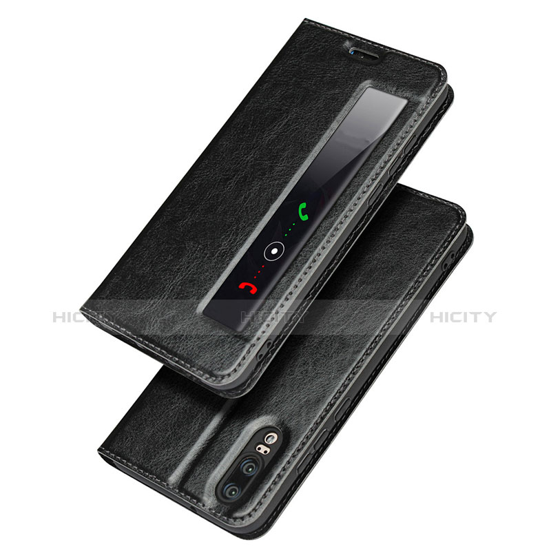 Custodia Portafoglio In Pelle Cover con Supporto L02 per Huawei P20