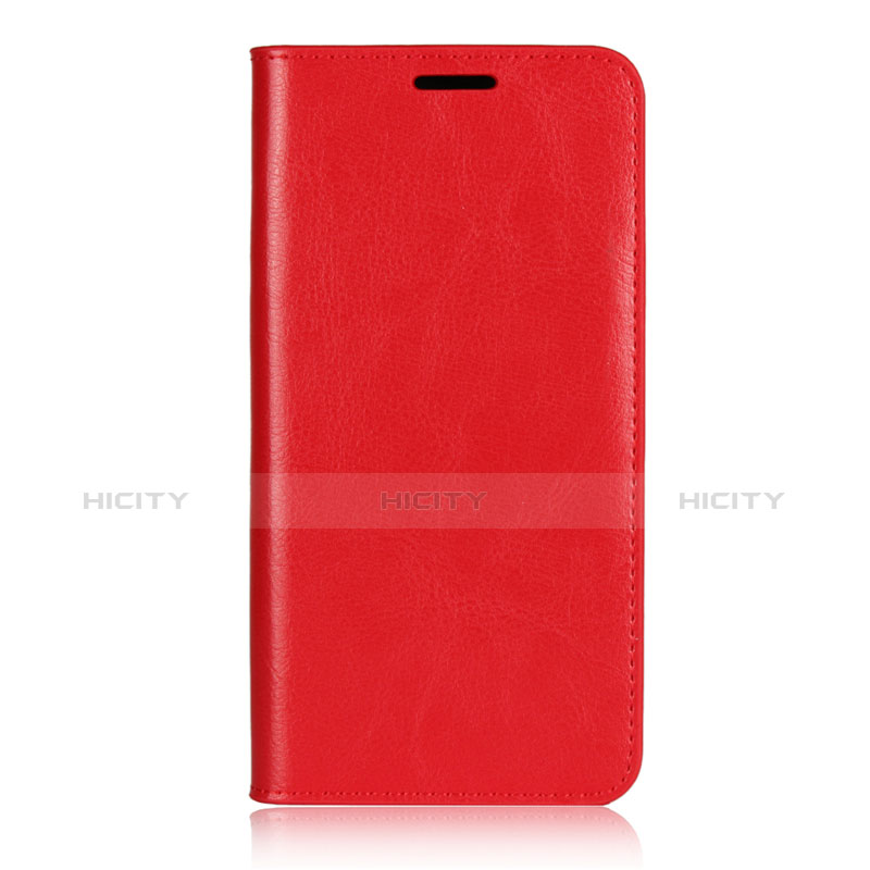 Custodia Portafoglio In Pelle Cover con Supporto L02 per Huawei P20 Pro Rosso