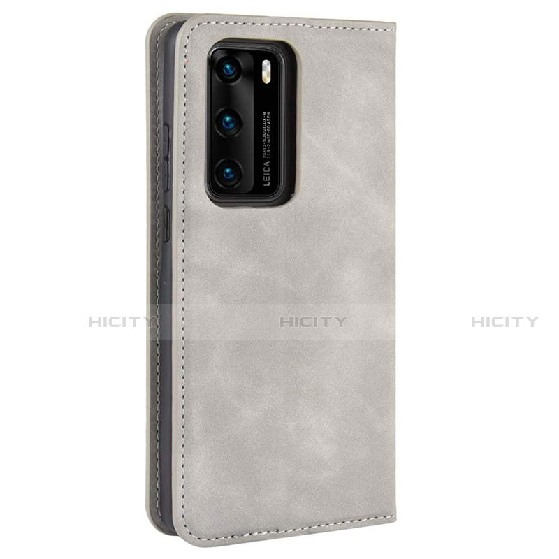 Custodia Portafoglio In Pelle Cover con Supporto L02 per Huawei P40