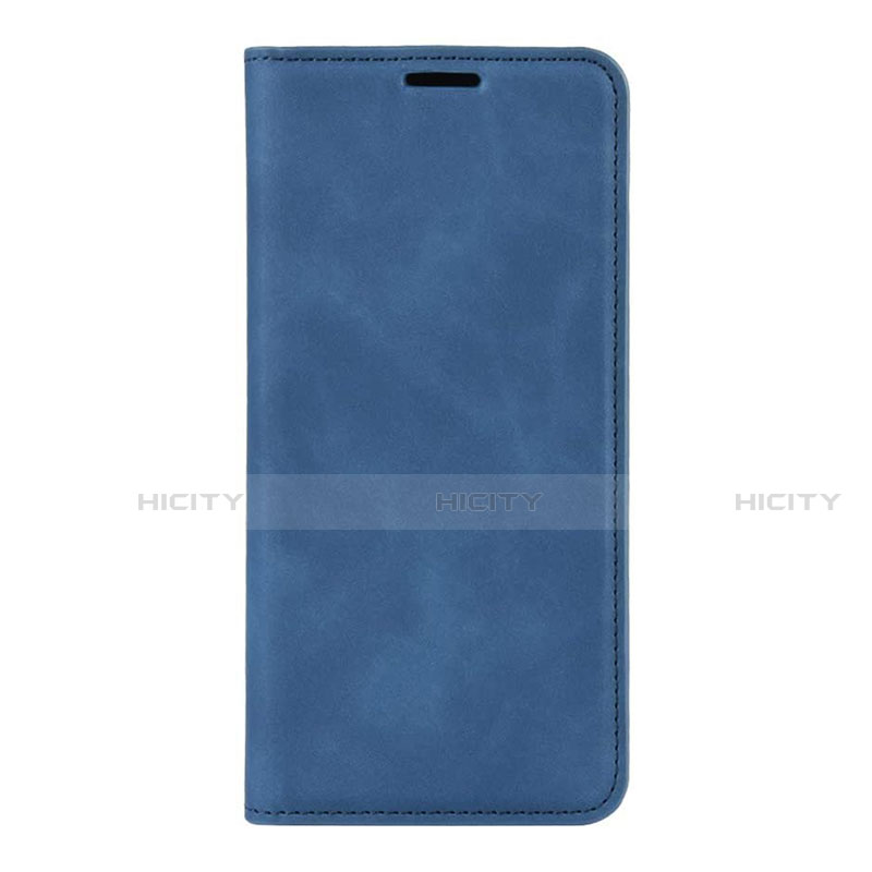 Custodia Portafoglio In Pelle Cover con Supporto L02 per Huawei P40 Blu