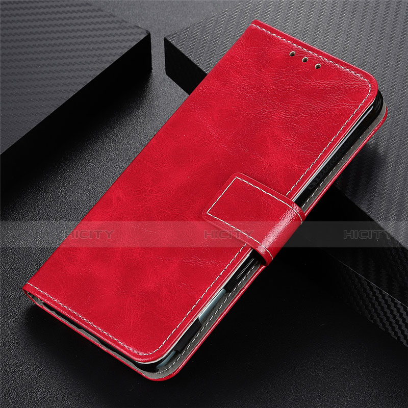 Custodia Portafoglio In Pelle Cover con Supporto L02 per Motorola Moto G9 Power Rosso