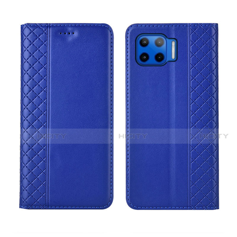 Custodia Portafoglio In Pelle Cover con Supporto L02 per Motorola Moto One 5G