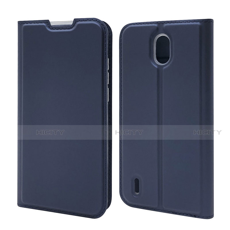 Custodia Portafoglio In Pelle Cover con Supporto L02 per Nokia 1.3 Blu