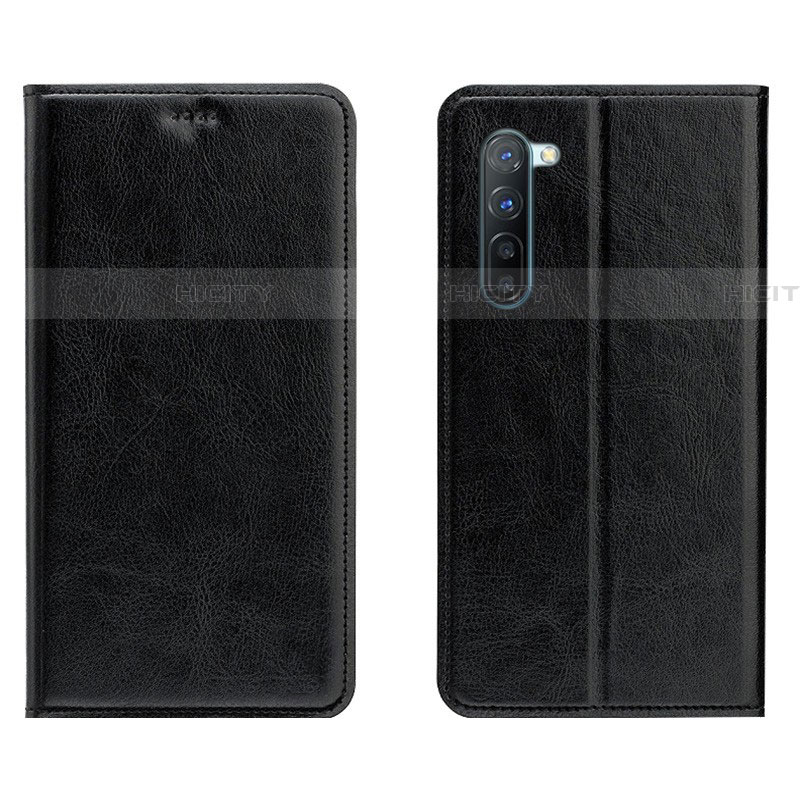 Custodia Portafoglio In Pelle Cover con Supporto L02 per Oppo Find X2 Lite Nero