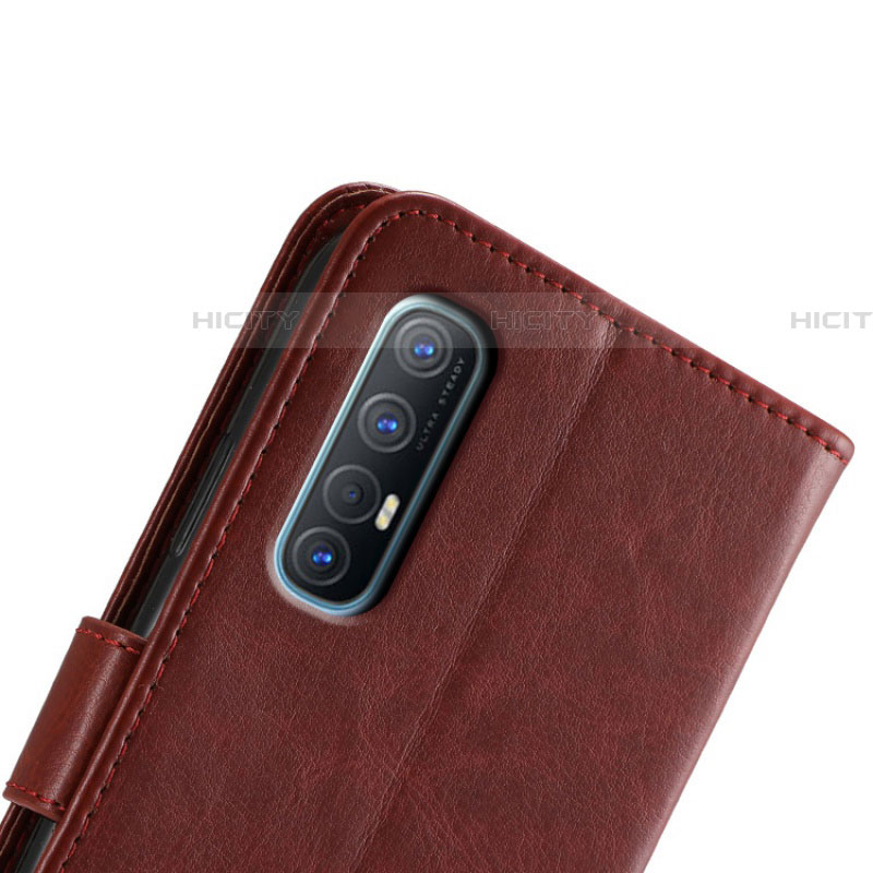 Custodia Portafoglio In Pelle Cover con Supporto L02 per Oppo Reno3 Pro