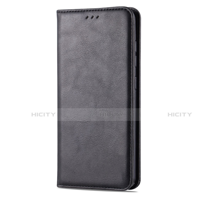 Custodia Portafoglio In Pelle Cover con Supporto L02 per Samsung Galaxy A41 Nero