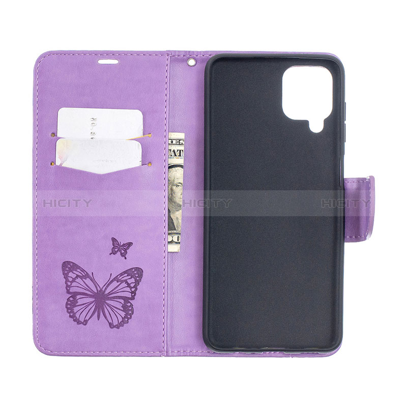 Custodia Portafoglio In Pelle Cover con Supporto L02 per Samsung Galaxy M12