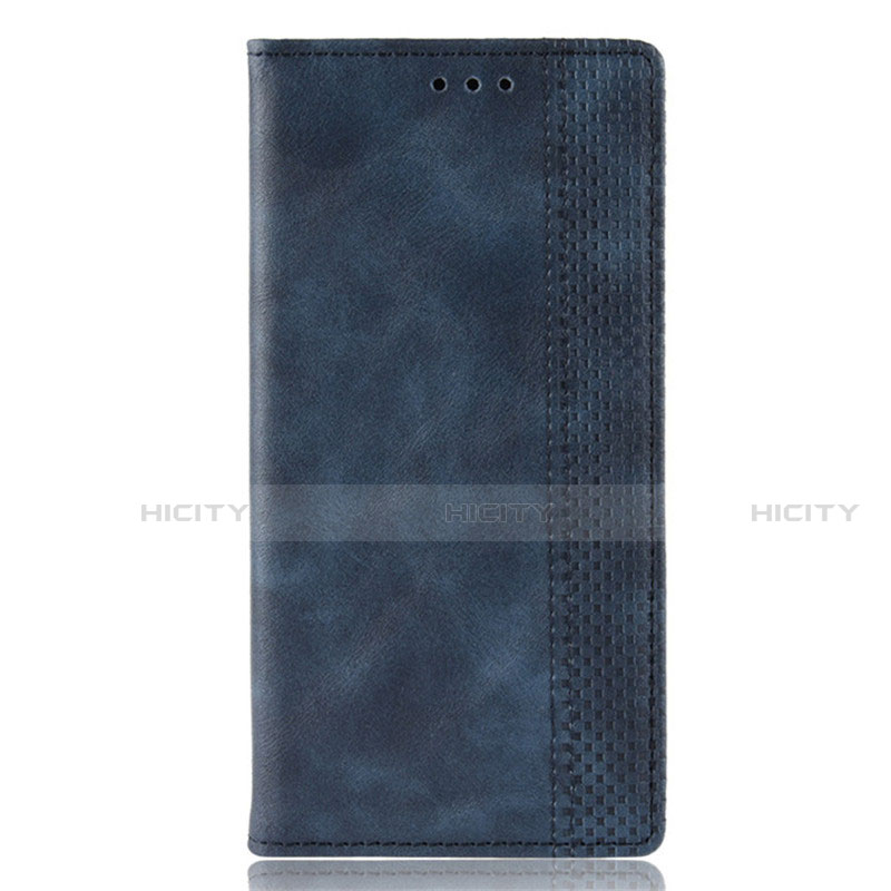 Custodia Portafoglio In Pelle Cover con Supporto L02 per Samsung Galaxy M21 Blu