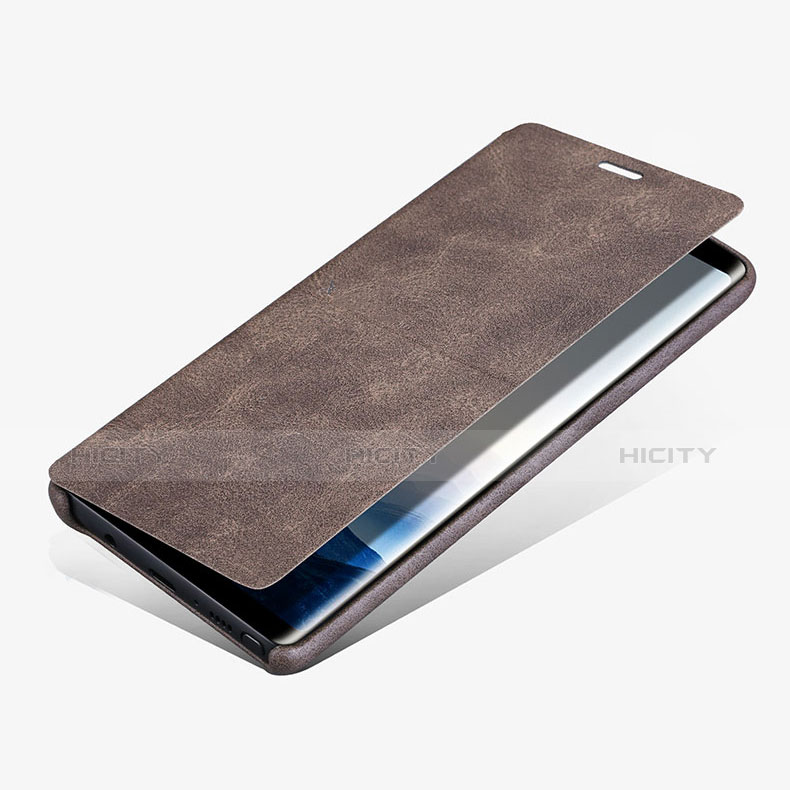 Custodia Portafoglio In Pelle Cover con Supporto L02 per Samsung Galaxy Note 8