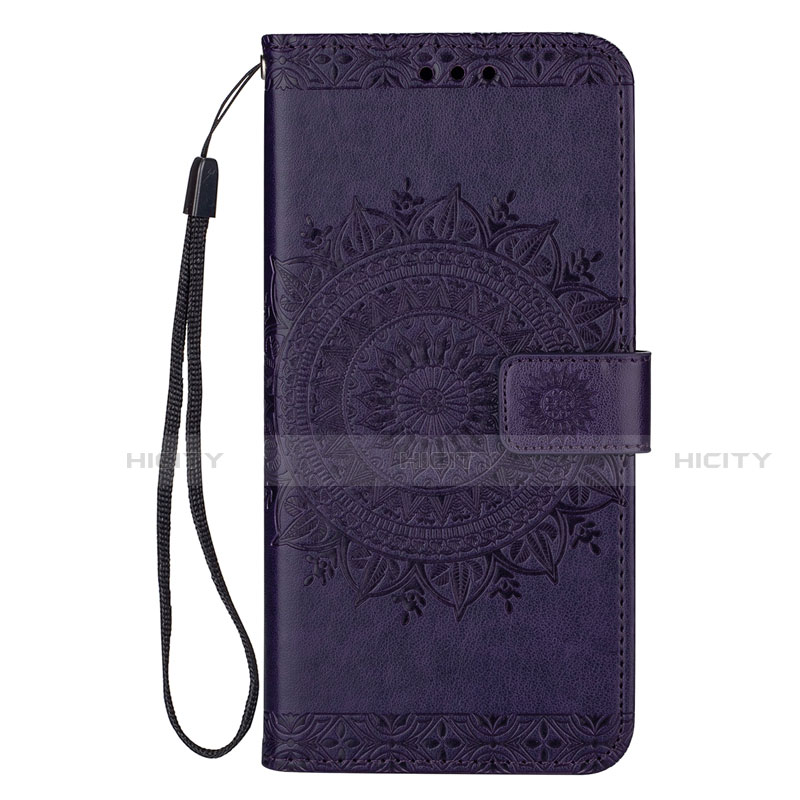 Custodia Portafoglio In Pelle Cover con Supporto L02 per Samsung Galaxy S20 5G Viola