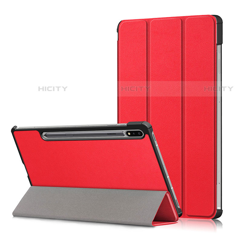 Custodia Portafoglio In Pelle Cover con Supporto L02 per Samsung Galaxy Tab S7 4G 11 SM-T875