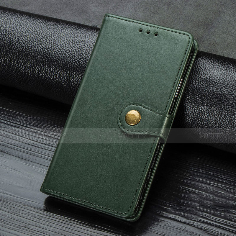 Custodia Portafoglio In Pelle Cover con Supporto L02 per Sony Xperia L4 Verde