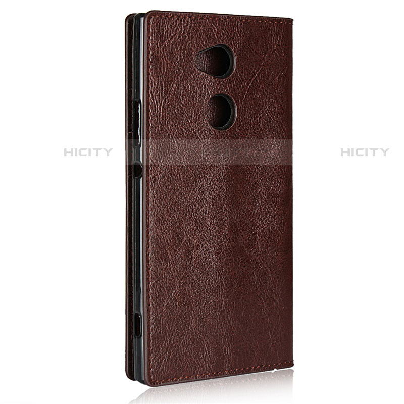 Custodia Portafoglio In Pelle Cover con Supporto L02 per Sony Xperia XA2 Ultra