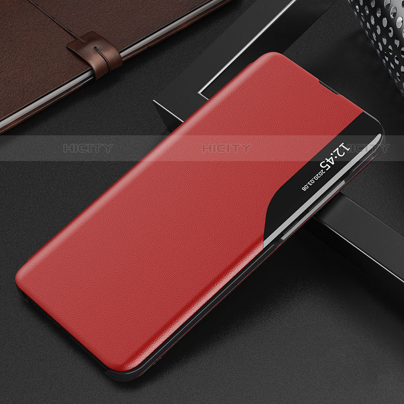 Custodia Portafoglio In Pelle Cover con Supporto L02 per Xiaomi Mi 12 Pro 5G Rosso