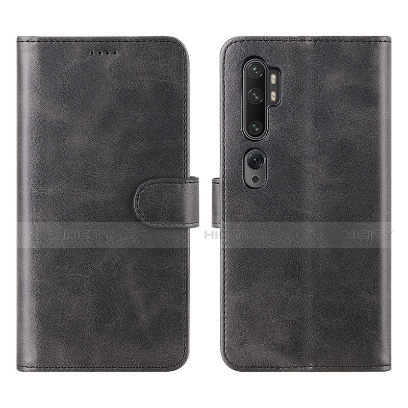 Custodia Portafoglio In Pelle Cover con Supporto L02 per Xiaomi Mi Note 10 Nero