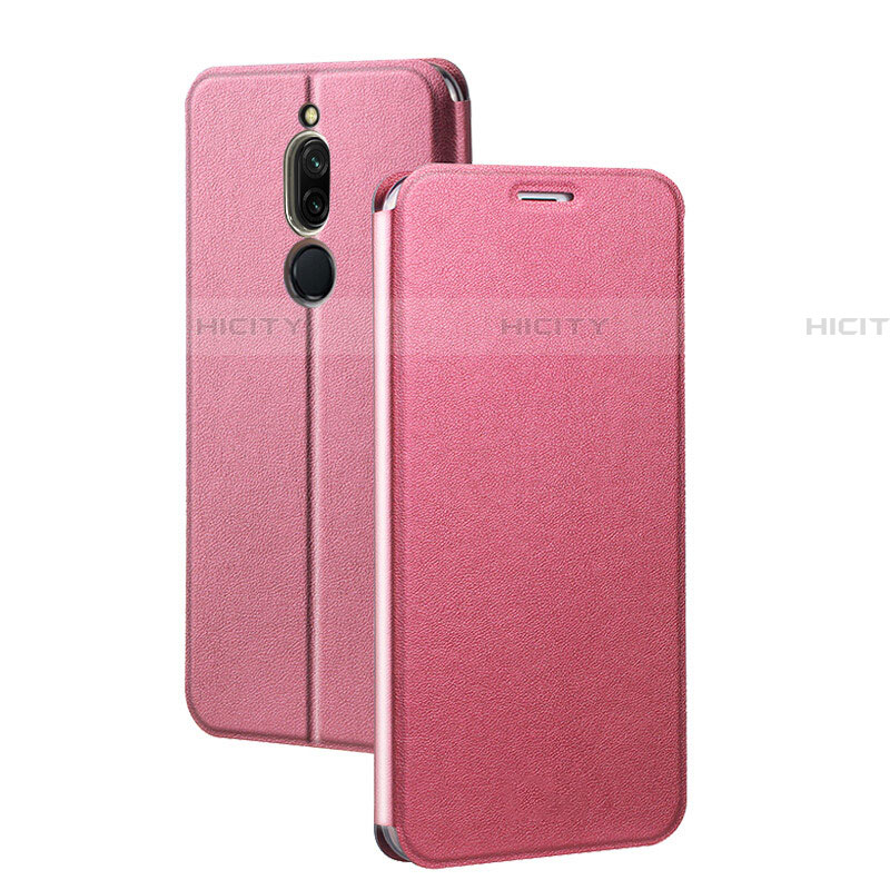 Custodia Portafoglio In Pelle Cover con Supporto L02 per Xiaomi Redmi 8 Rosa