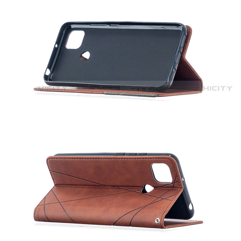 Custodia Portafoglio In Pelle Cover con Supporto L02 per Xiaomi Redmi 9 India