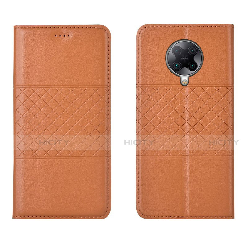 Custodia Portafoglio In Pelle Cover con Supporto L02 per Xiaomi Redmi K30 Pro Zoom Arancione