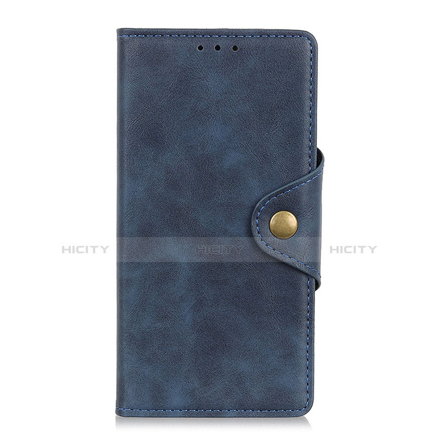 Custodia Portafoglio In Pelle Cover con Supporto L02 per Xiaomi Redmi Note 9 Pro Max Blu