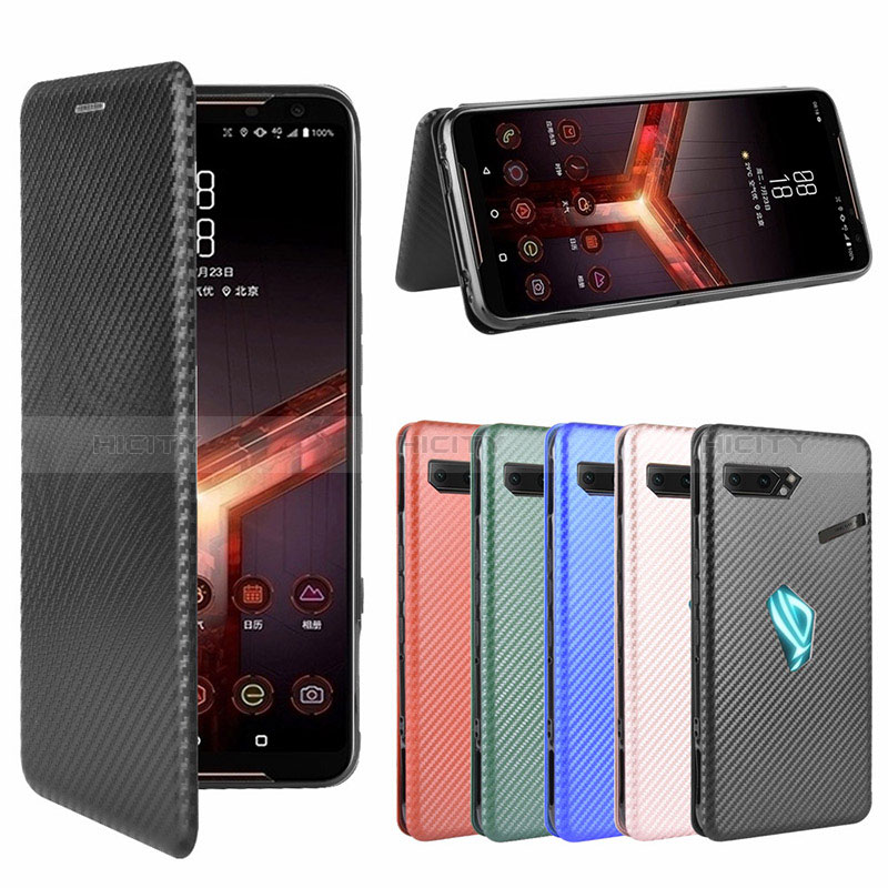 Custodia Portafoglio In Pelle Cover con Supporto L02Z per Asus ROG Phone II ZS660KL