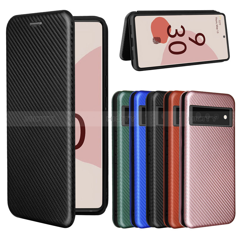 Custodia Portafoglio In Pelle Cover con Supporto L02Z per Google Pixel 6 5G