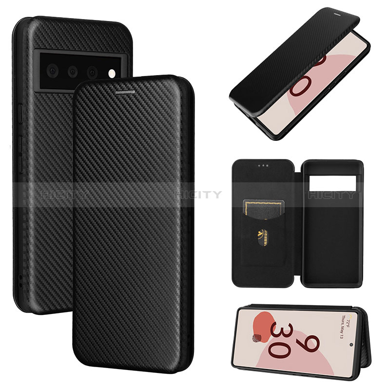 Custodia Portafoglio In Pelle Cover con Supporto L02Z per Google Pixel 6 Pro 5G