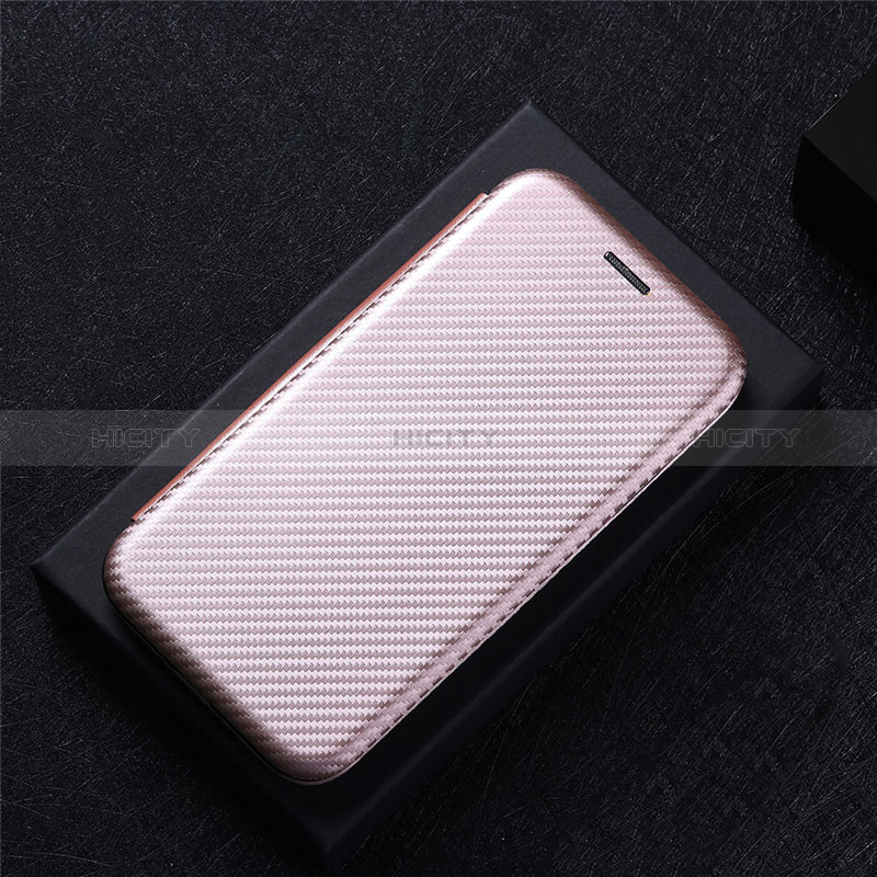 Custodia Portafoglio In Pelle Cover con Supporto L02Z per Google Pixel 7 Pro 5G Oro Rosa