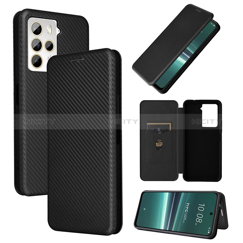 Custodia Portafoglio In Pelle Cover con Supporto L02Z per HTC U23 5G