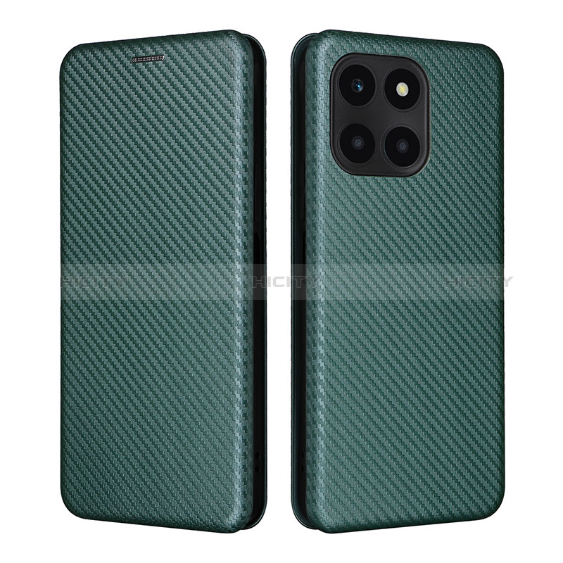 Custodia Portafoglio In Pelle Cover con Supporto L02Z per Huawei Honor X6a