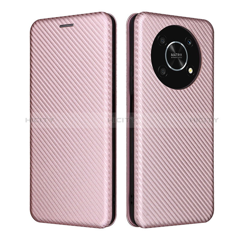 Custodia Portafoglio In Pelle Cover con Supporto L02Z per Huawei Honor X9 5G