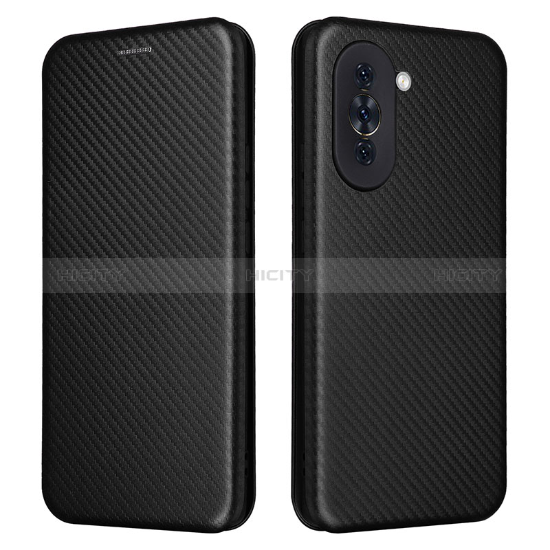 Custodia Portafoglio In Pelle Cover con Supporto L02Z per Huawei Nova 10 Nero