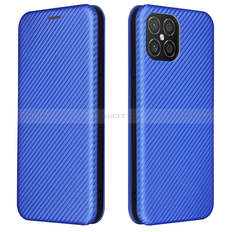 Custodia Portafoglio In Pelle Cover con Supporto L02Z per Huawei Nova 8 SE 4G Marrone