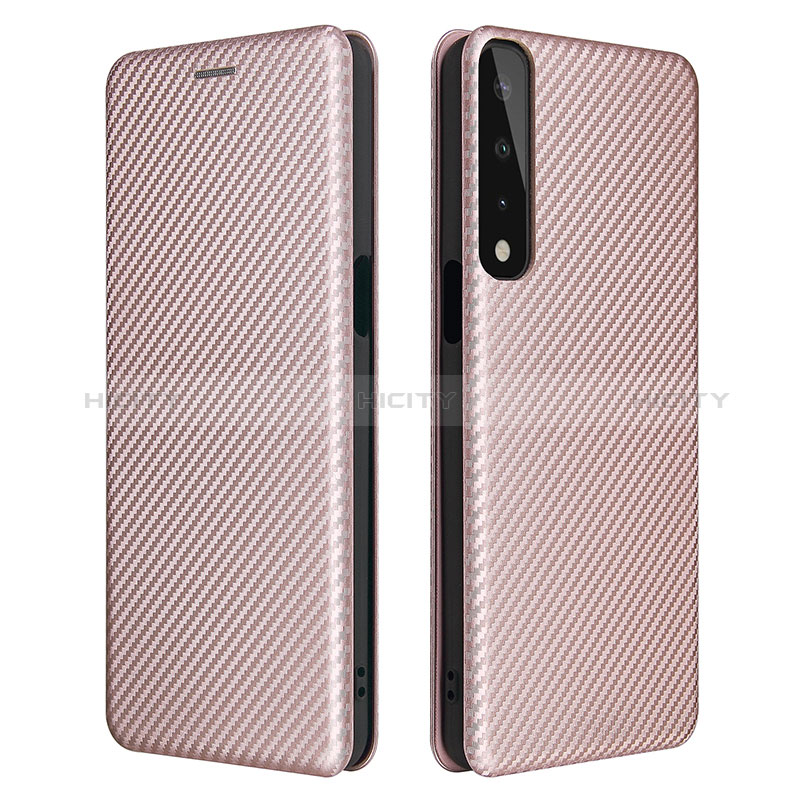 Custodia Portafoglio In Pelle Cover con Supporto L02Z per LG Stylo 7 Oro Rosa