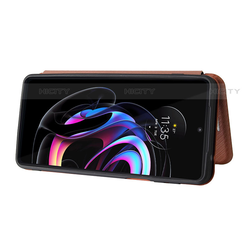 Custodia Portafoglio In Pelle Cover con Supporto L02Z per Motorola Moto Edge 20 Pro 5G