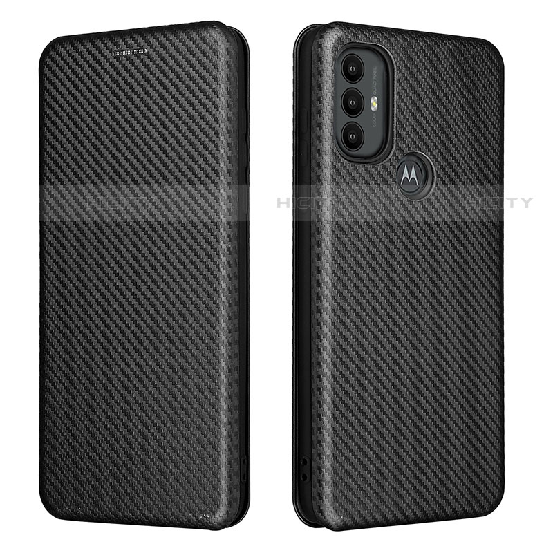 Custodia Portafoglio In Pelle Cover con Supporto L02Z per Motorola Moto G Power (2022) Nero