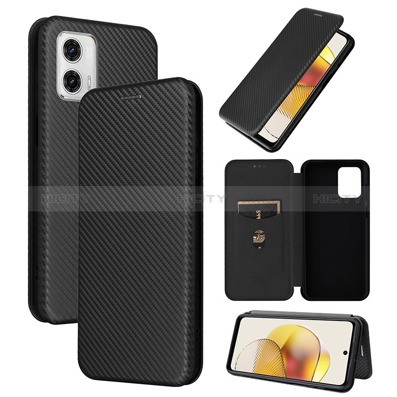 Custodia Portafoglio In Pelle Cover con Supporto L02Z per Motorola Moto G53 5G