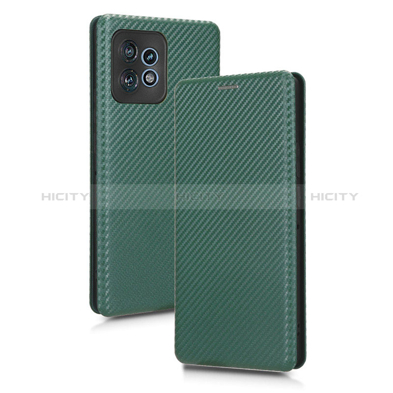 Custodia Portafoglio In Pelle Cover con Supporto L02Z per Motorola Moto X40 5G Verde